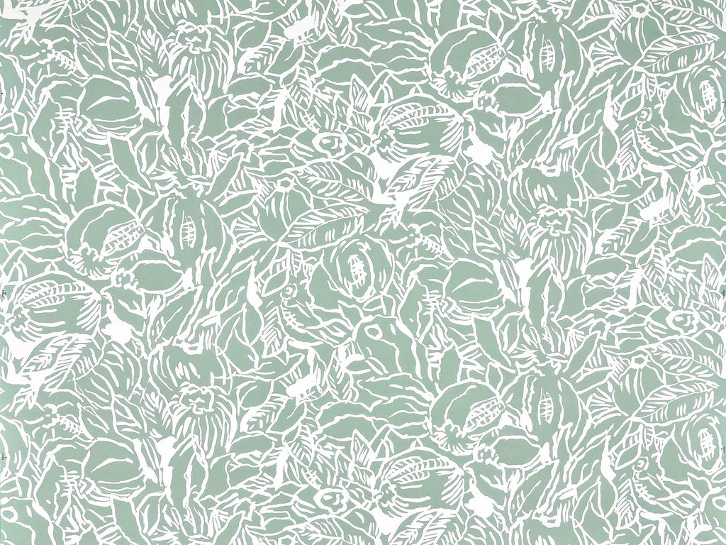 Grenadier wallpaper in Celadon