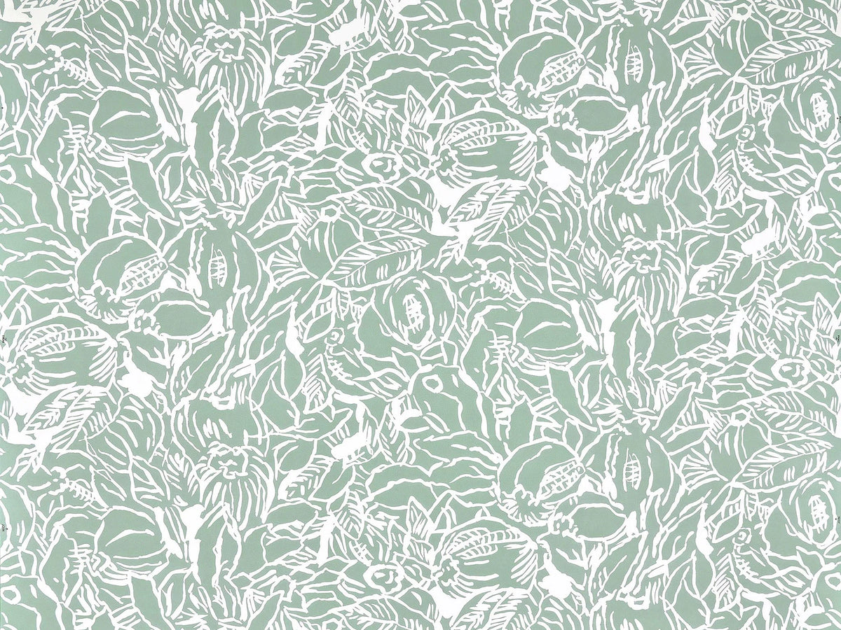 Grenadier wallpaper in Celadon