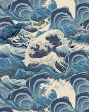 Load image into Gallery viewer, SEA WAVES WALLPAPER