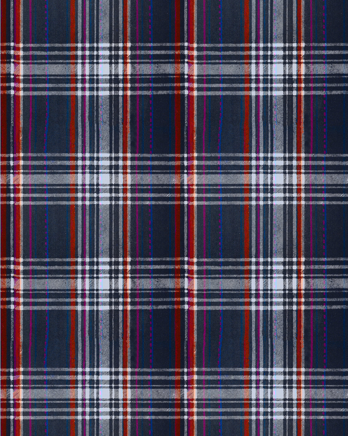 SEAPORT PLAID WALLPAPER