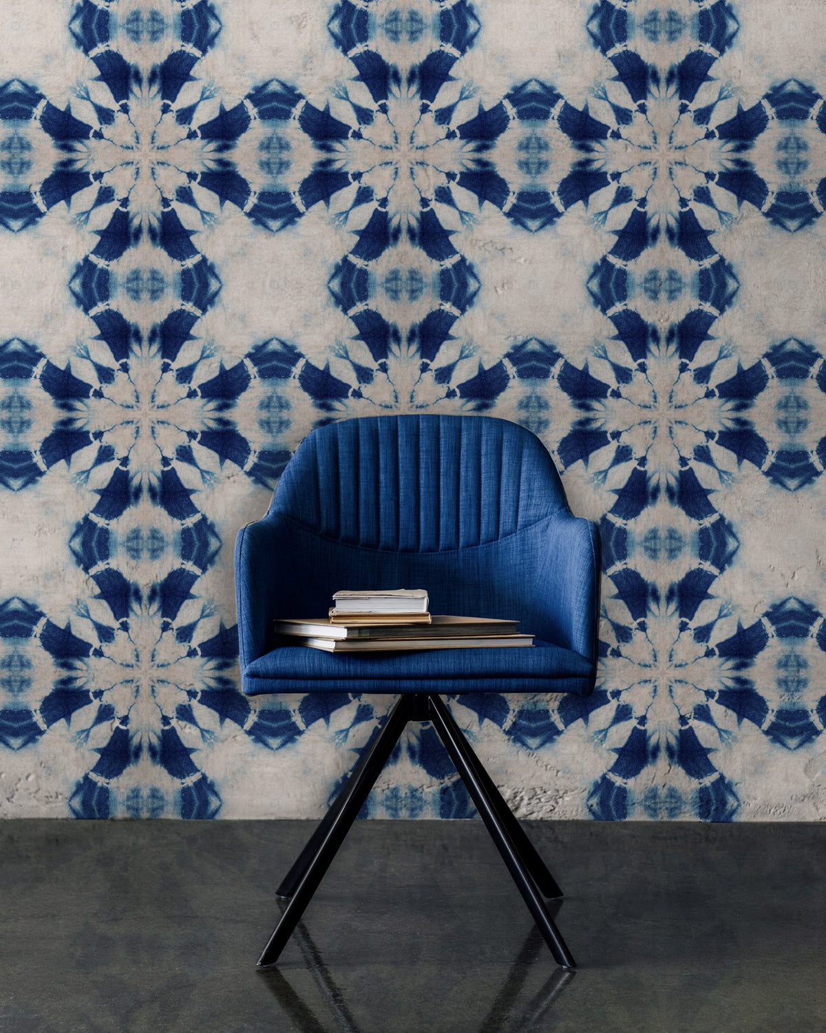 SHIBORI FLOWER WALLPAPER