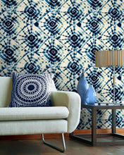 Load image into Gallery viewer, SHIBORI SWIRLS WALLPAPER