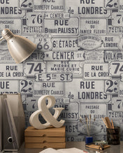 Load image into Gallery viewer, STREET SIGNS WALLPAPER