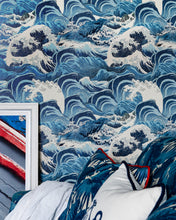 Load image into Gallery viewer, SEA WAVES WALLPAPER