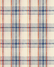 Load image into Gallery viewer, SEAPORT PLAID WALLPAPER