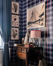 Load image into Gallery viewer, SEAPORT PLAID WALLPAPER