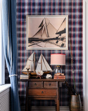 Load image into Gallery viewer, SEAPORT PLAID WALLPAPER
