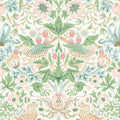 Simply Strawberry Thief Wallpaper - COCHINEAL PINK