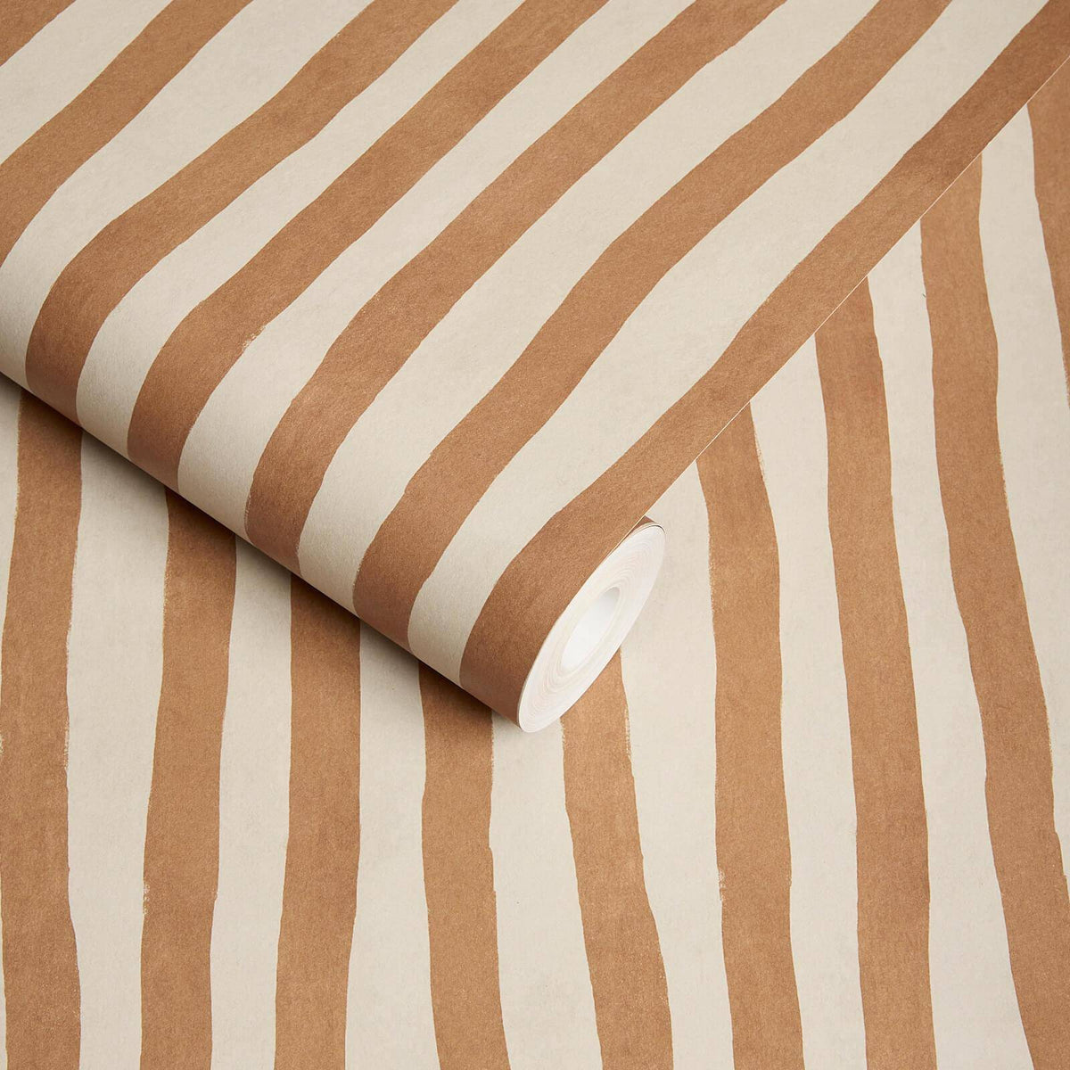 ARTIST'S STRIPE Wallpaper - Amber