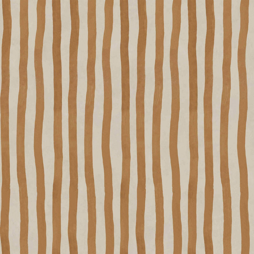 ARTIST'S STRIPE Wallpaper - Amber