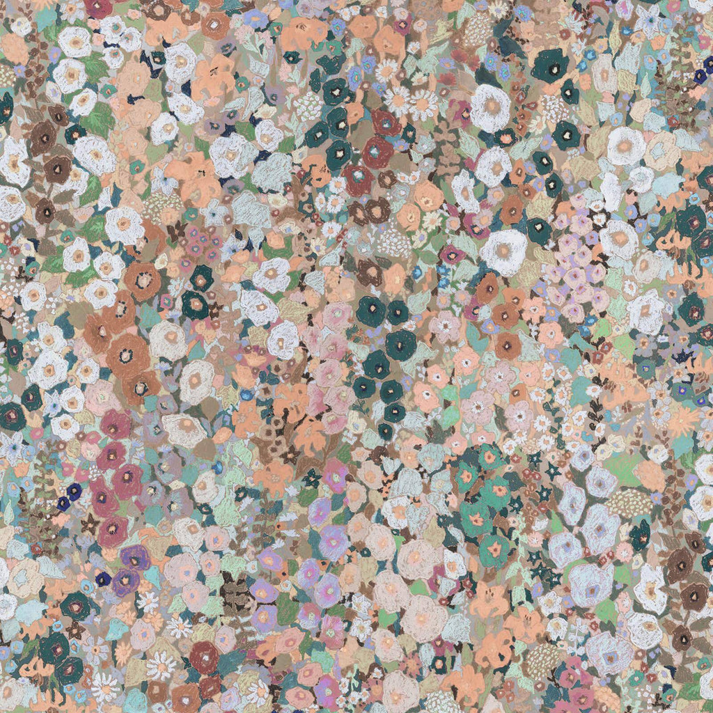 HOLLYHOCKS Wallpaper - Prairie