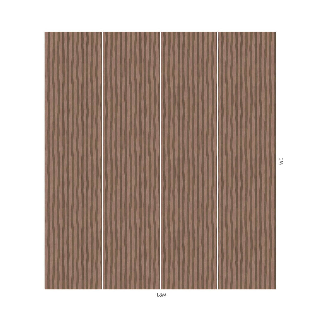 ARTIST'S STRIPE Wallpaper - Cosmos & Bark