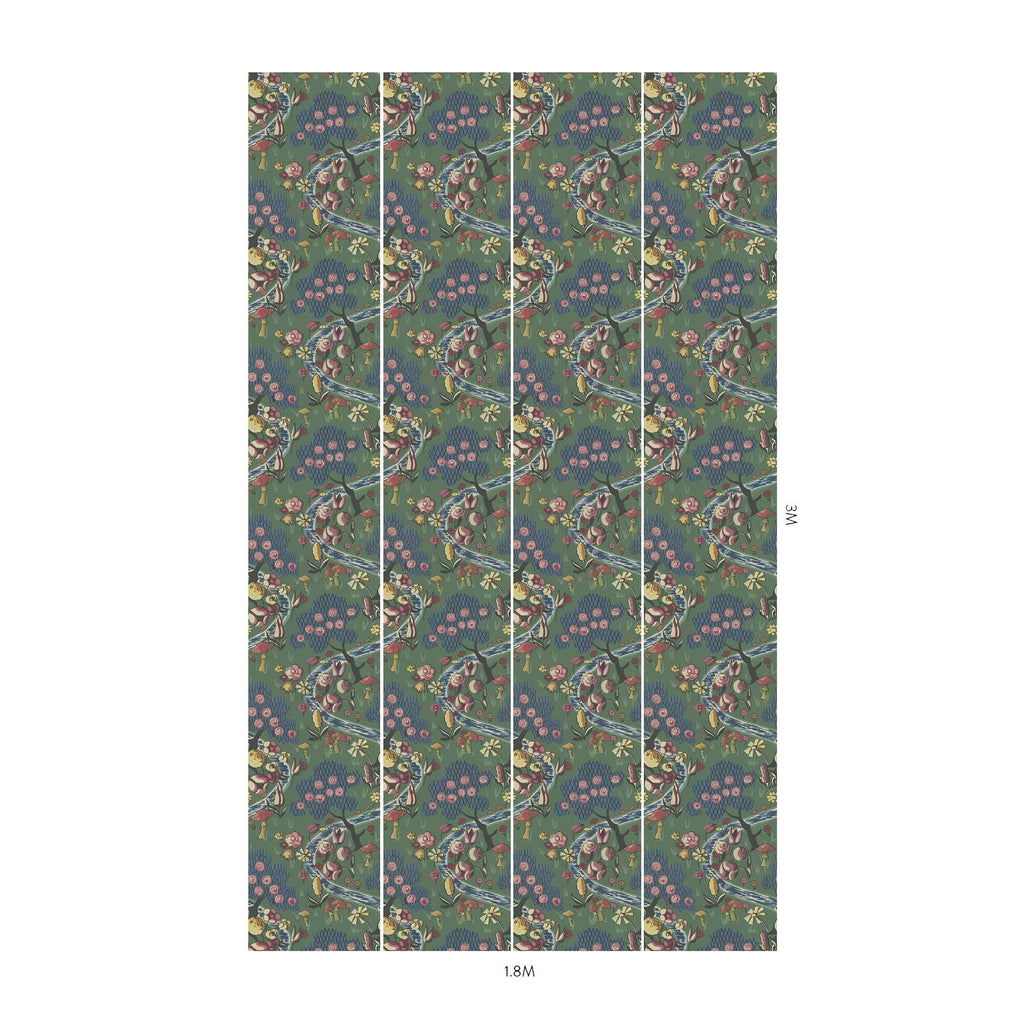LONDON FIELDS Wallpaper - Nephrite