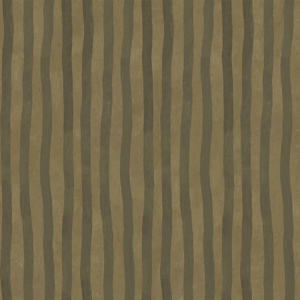 ARTIST'S STRIPE Wallpaper - Moss & Carex