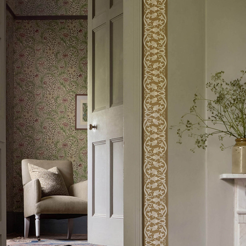 St Johns Border in Sussex Rush by Morris & Co.