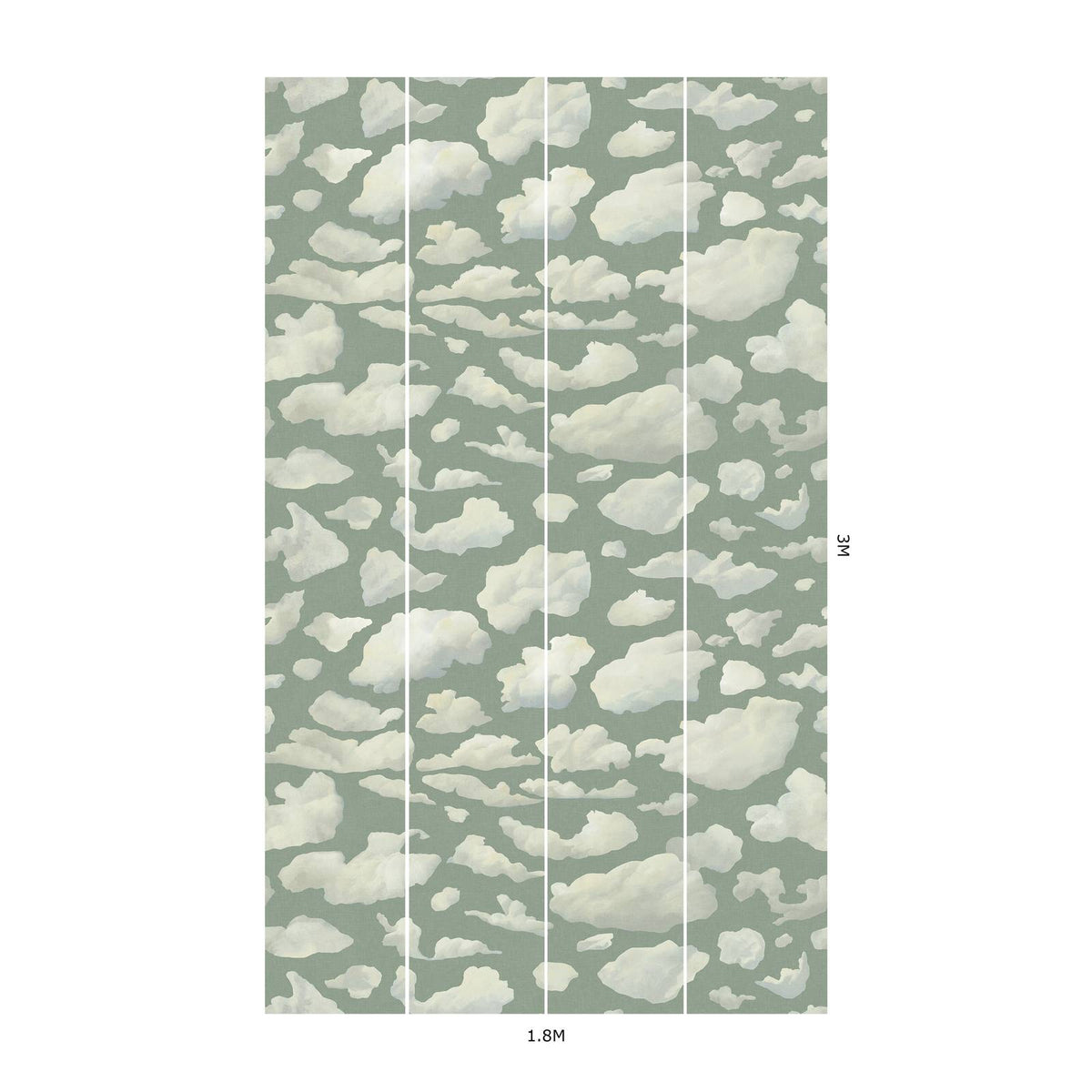 STRATUS Wallpaper - Sage