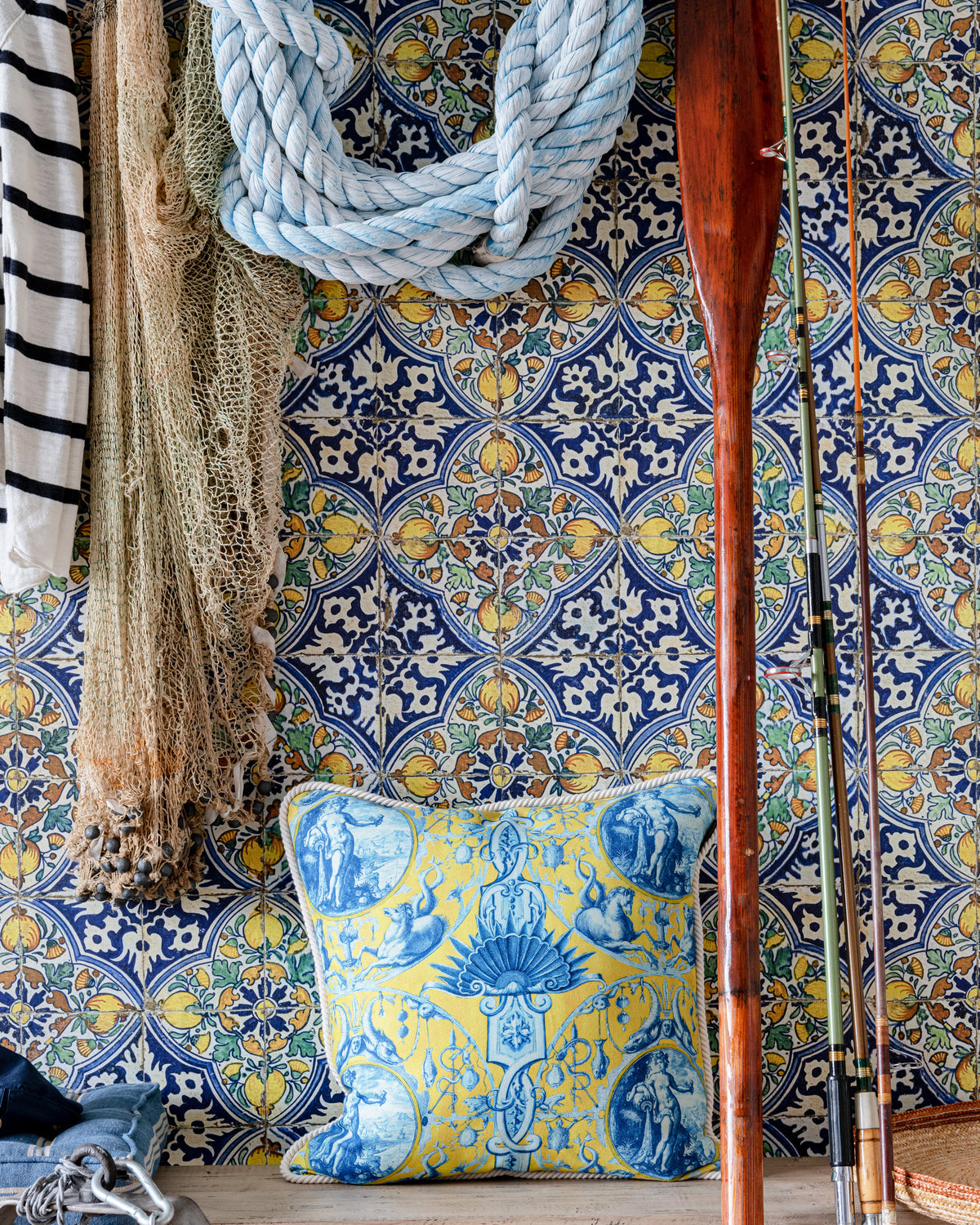 SARDEGNA TILES WALLPAPER