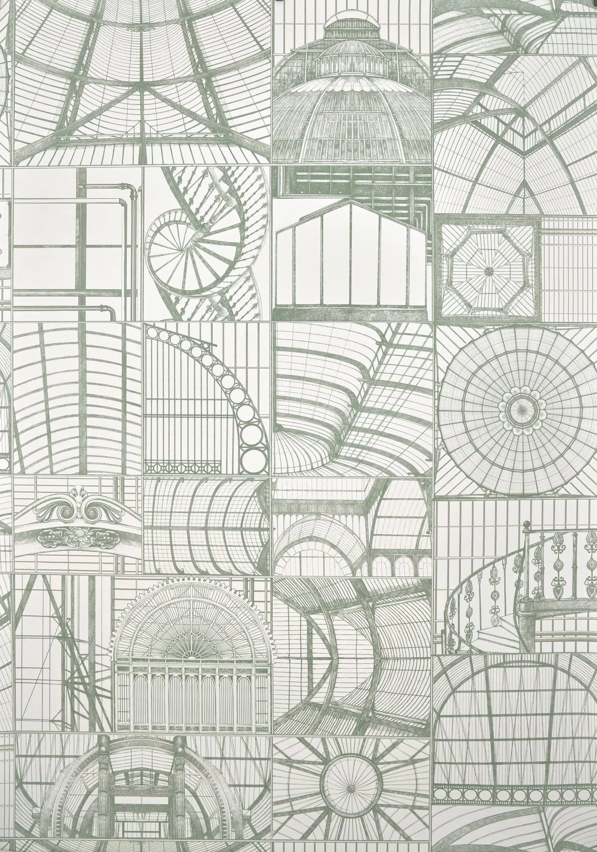 Sous la verriere wallpaper in ARGILE