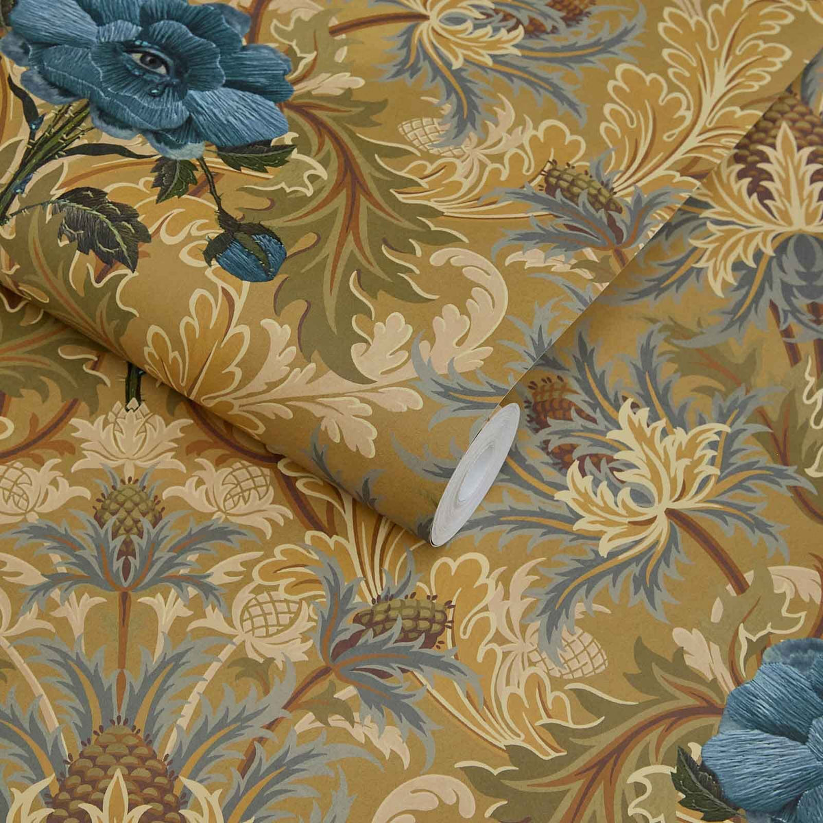 THE BLUE ROSE WEEPING Wallpaper - Aurelian