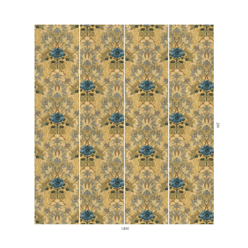THE BLUE ROSE WEEPING Wallpaper - Aurelian