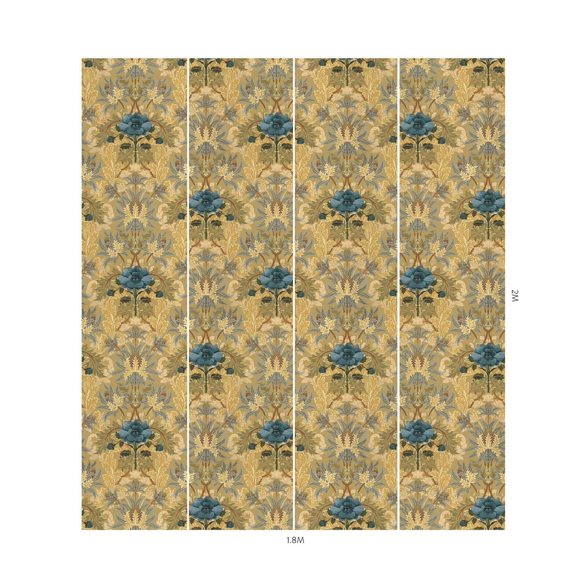 THE BLUE ROSE WEEPING Wallpaper - Aurelian