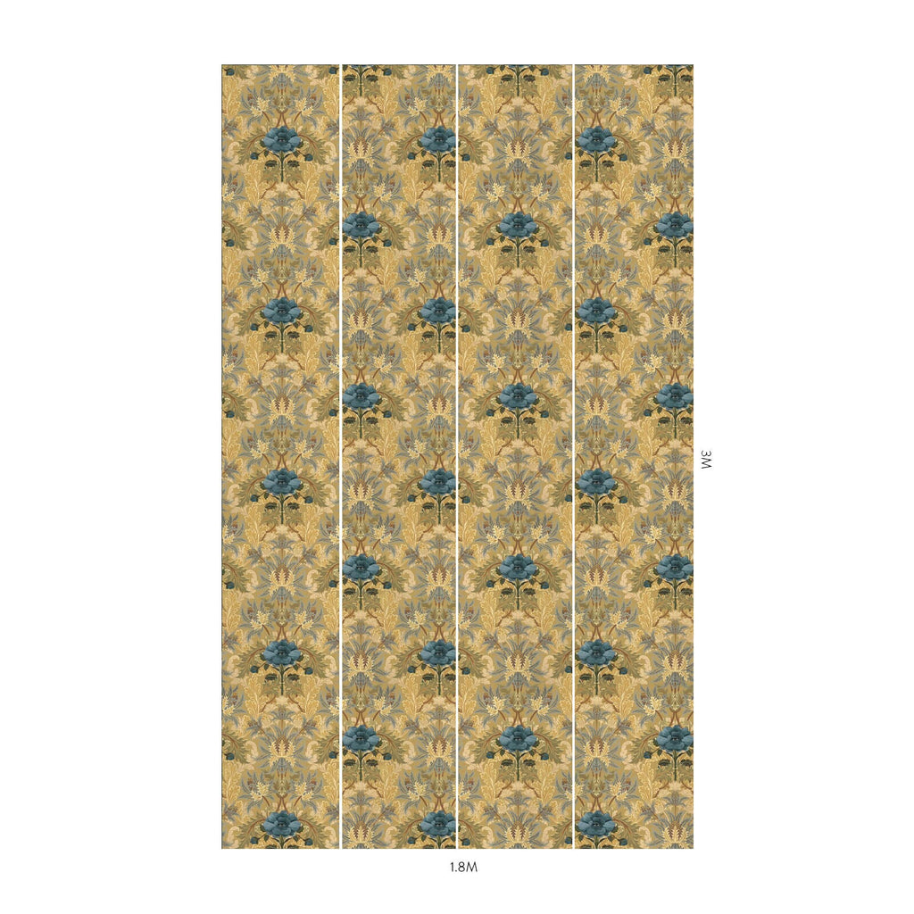 THE BLUE ROSE WEEPING Wallpaper - Aurelian