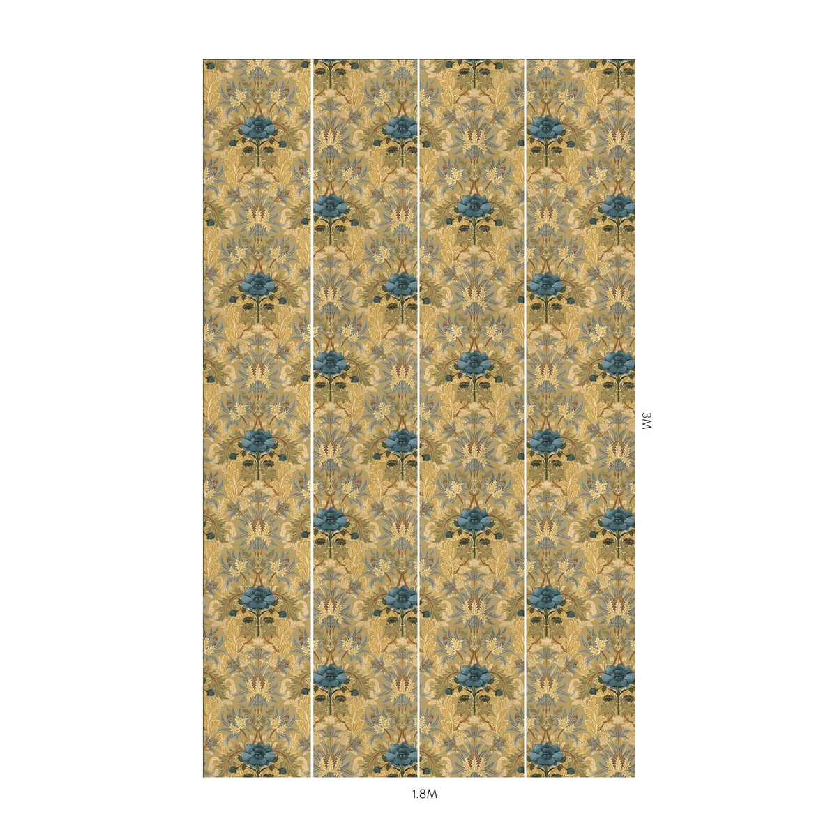 THE BLUE ROSE WEEPING Wallpaper - Aurelian
