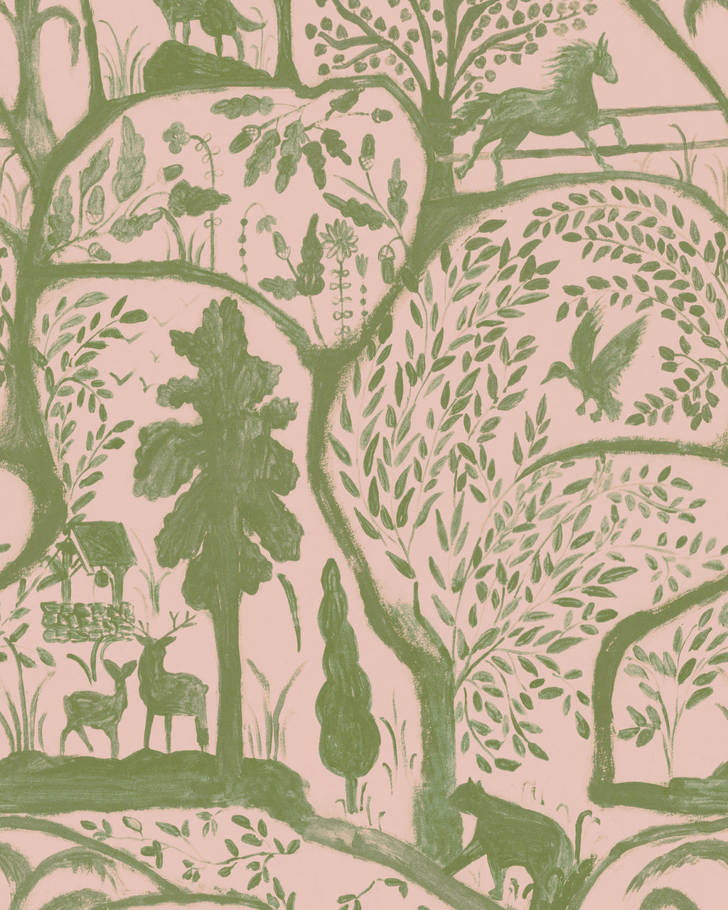 THE ENCHANTED WOODLAND WALLPAPER