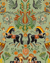 Load image into Gallery viewer, THE FOLK PARADE WALLPAPER