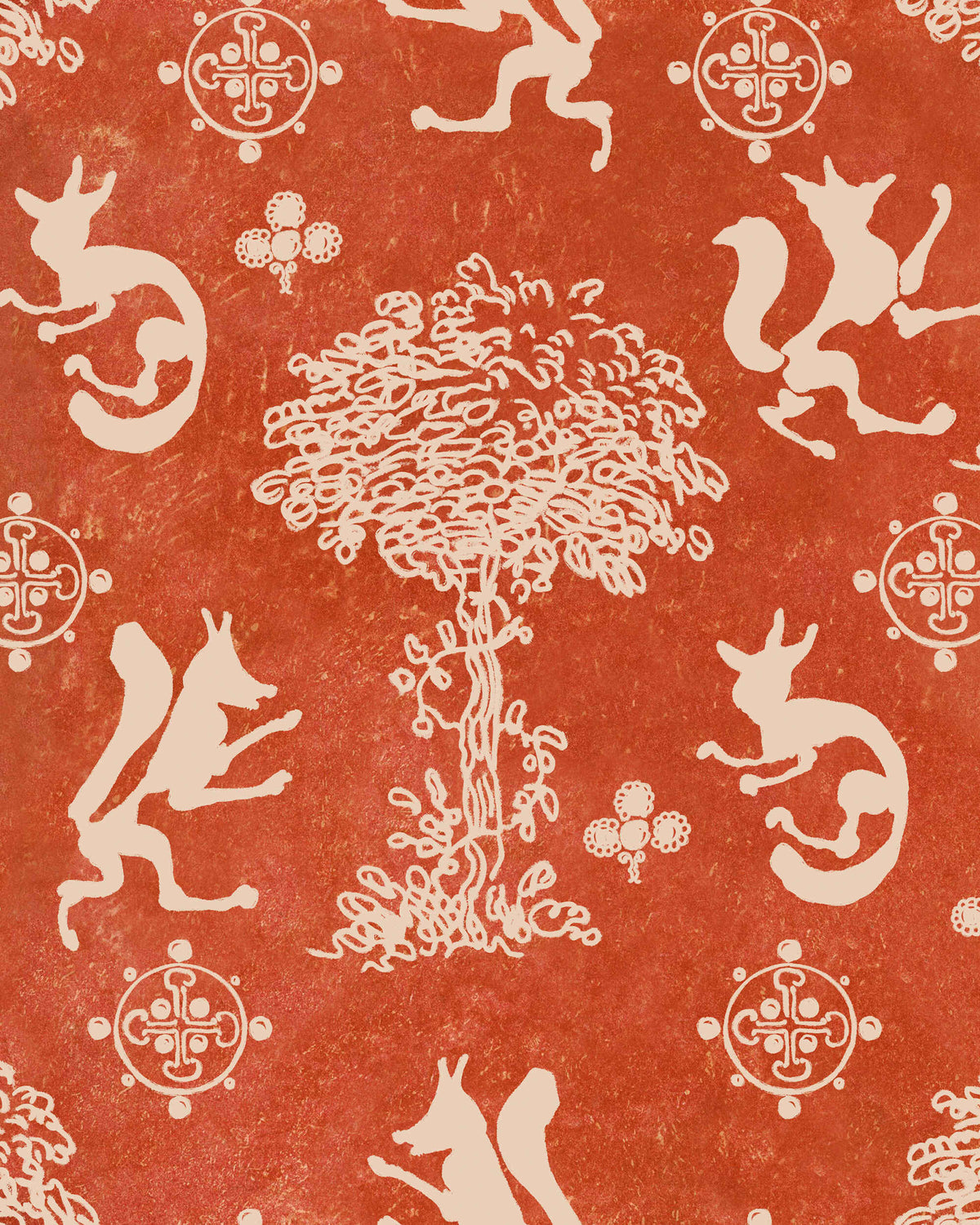 THE SILLY FOX WALLPAPER