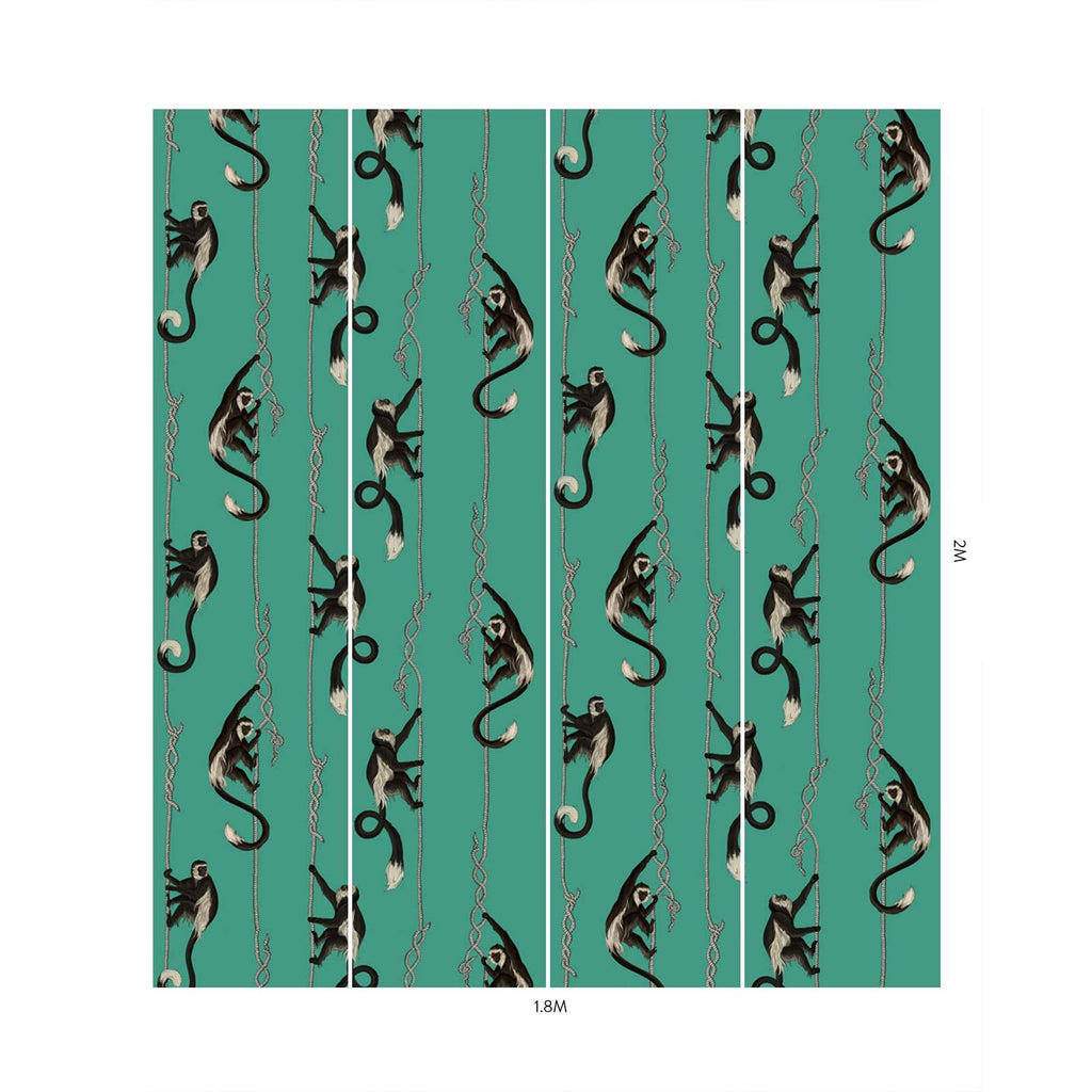 TROOP Wallpaper - Parakeet Green