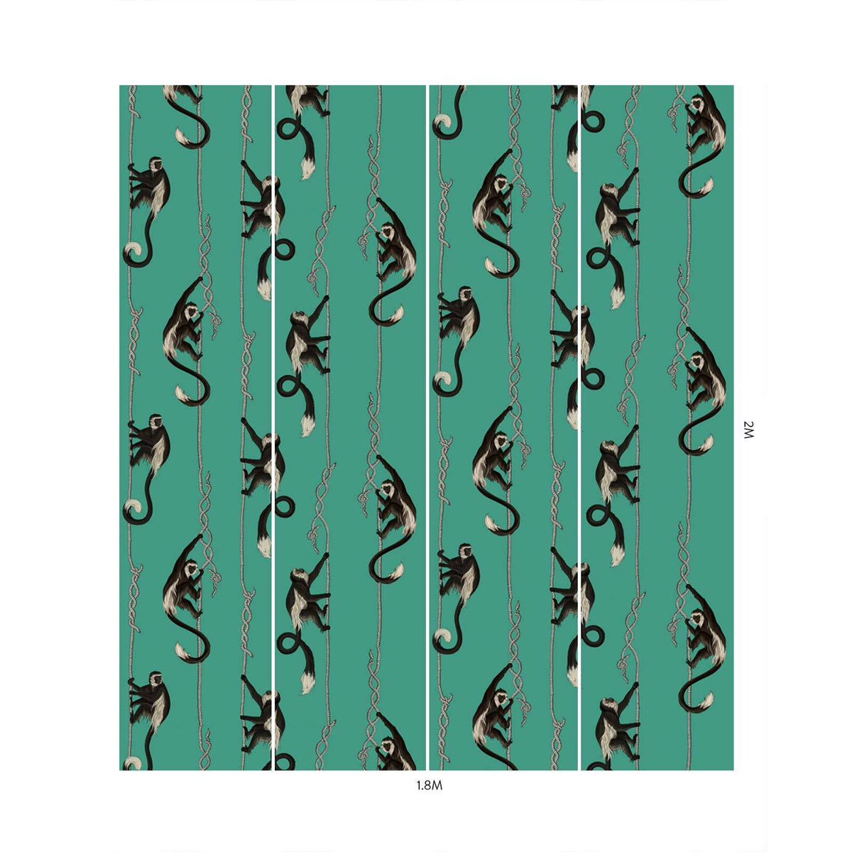 TROOP Wallpaper - Parakeet Green