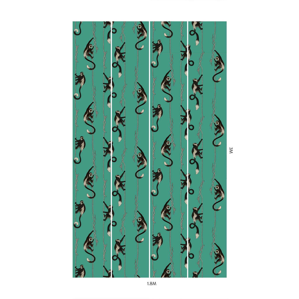 TROOP Wallpaper - Parakeet Green
