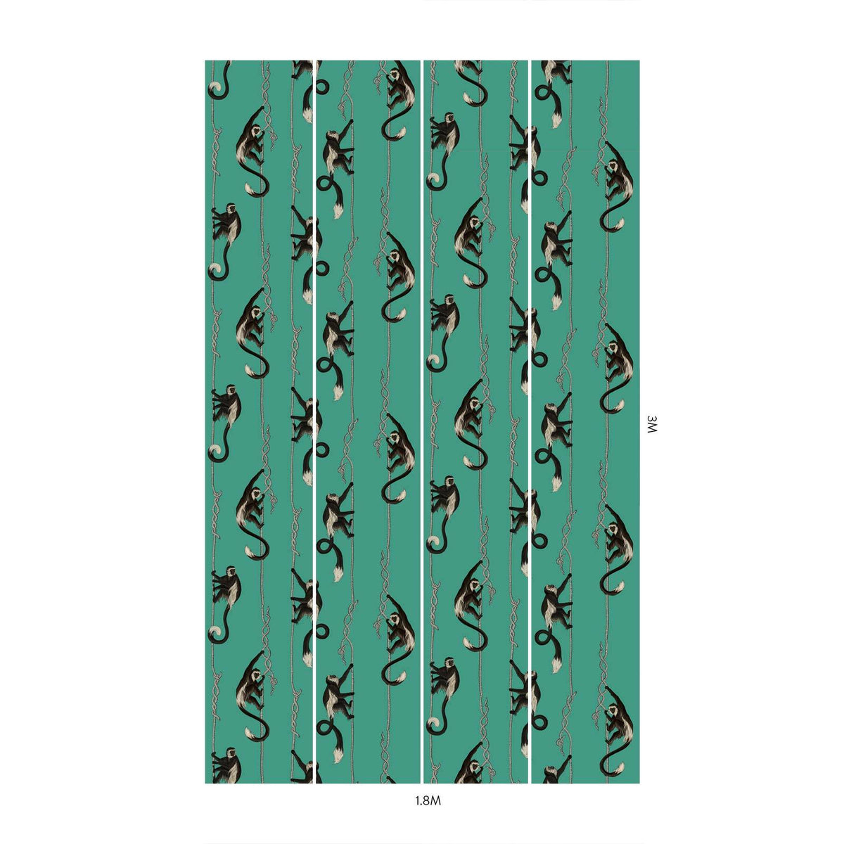 TROOP Wallpaper - Parakeet Green