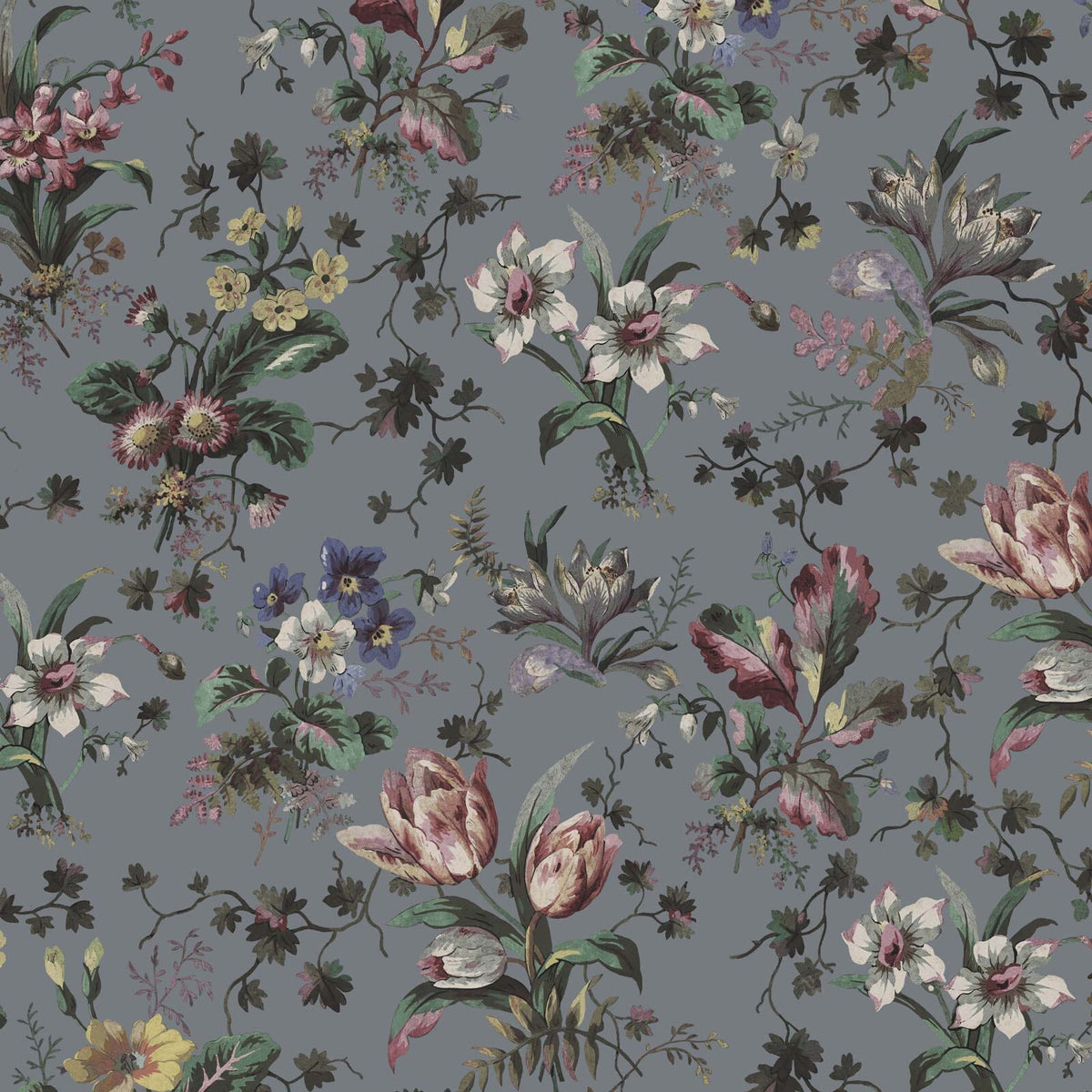 TULIPA Wallpaper - Pewter
