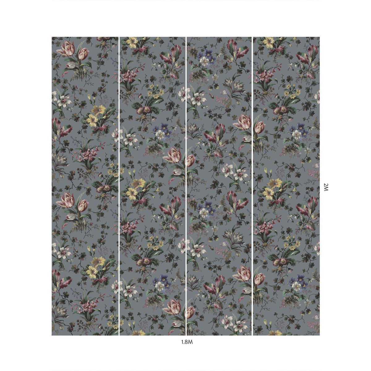 TULIPA Wallpaper - Pewter