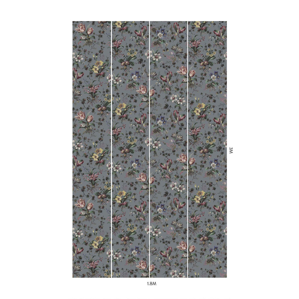 TULIPA Wallpaper - Pewter