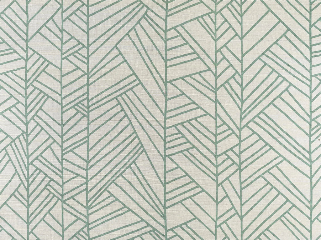 Papyrus wallpaper in Celadon