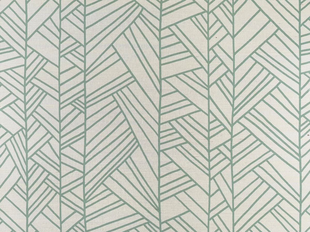 Papyrus wallpaper in Celadon