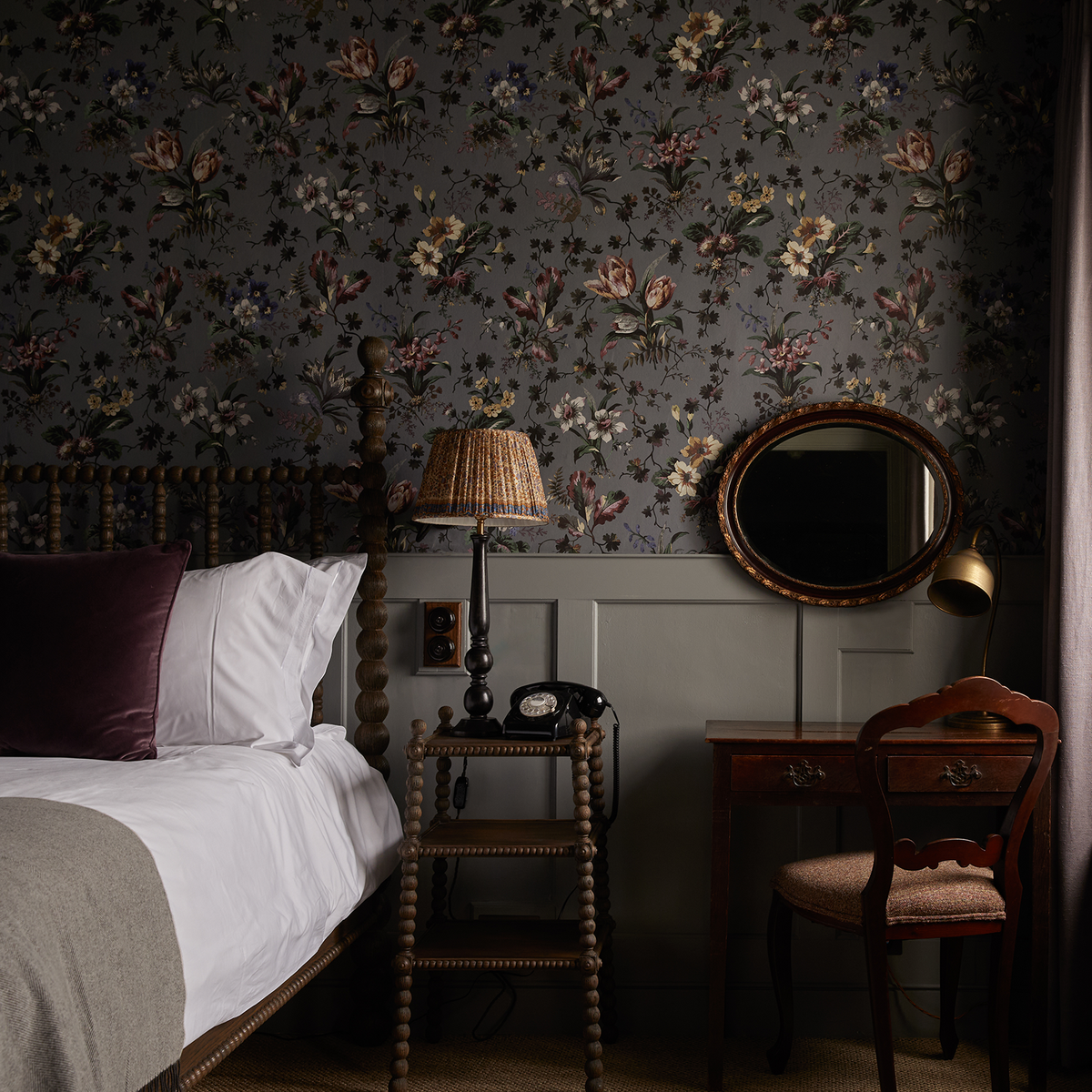 TULIPA Wallpaper - Pewter