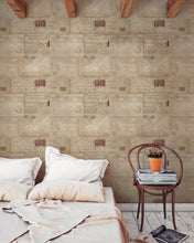 Load image into Gallery viewer, VINTAGE LETTERS WALLPAPER