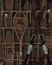 Load image into Gallery viewer, VINTAGE SKIING WALLPAPER
