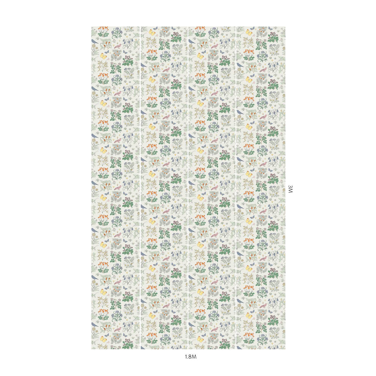 VOYSEY'S GARDEN MAGNA Wallpaper - Off White