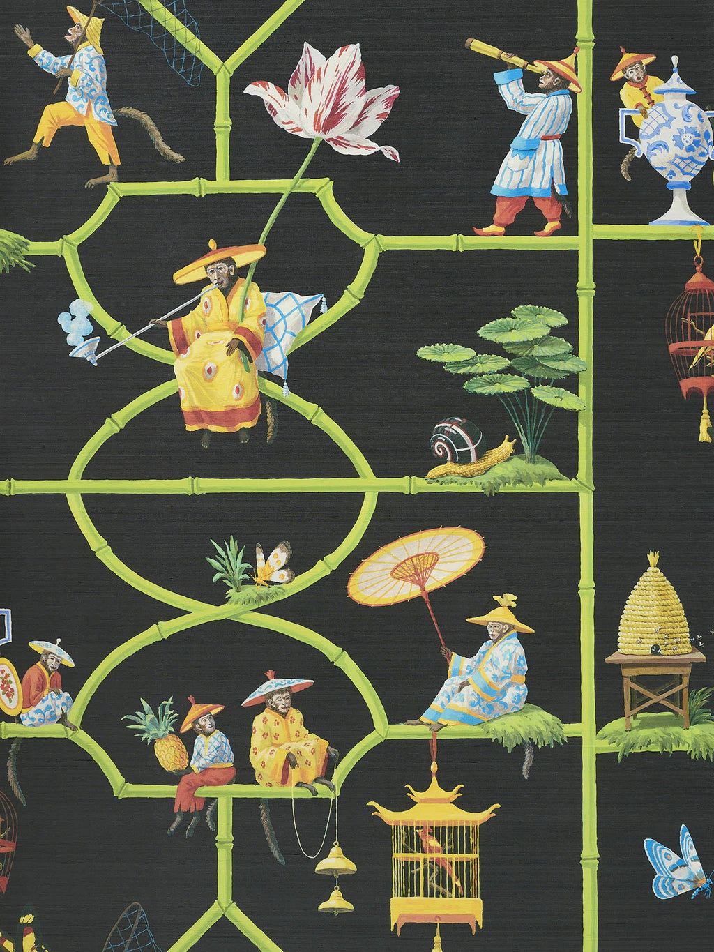 Les singes savants wallpaper in Noir