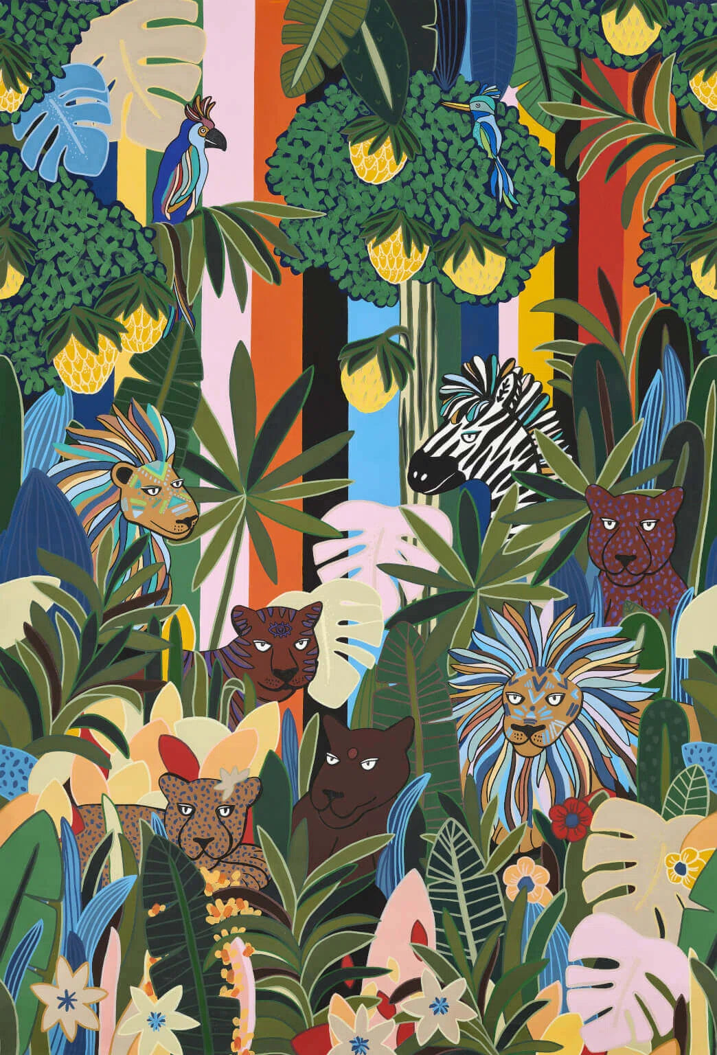 Les rois de la jungle wallpaper in Pop