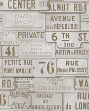 Load image into Gallery viewer, VINTAGE SIGNS WALLPAPER