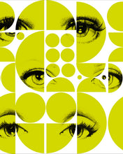Load image into Gallery viewer, EYES AND CIRCLES WALLPAPER