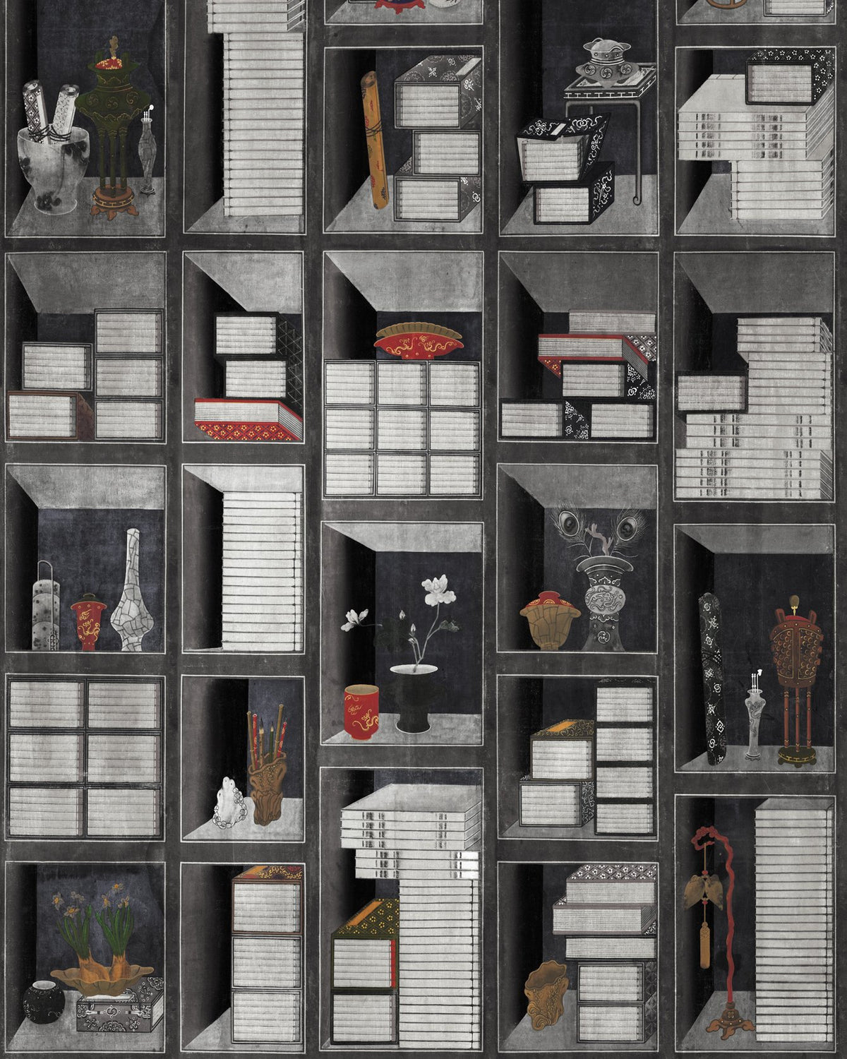 KOREAN LIBRARY WALLPAPER