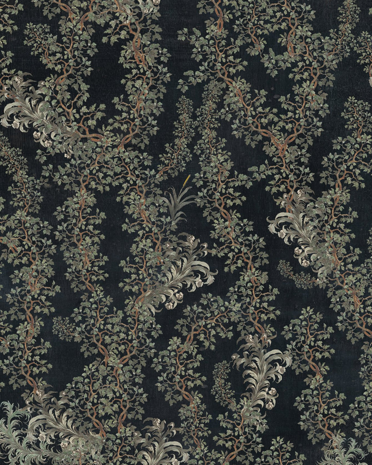 DARK & SOFT LEAVES WALLPAPER