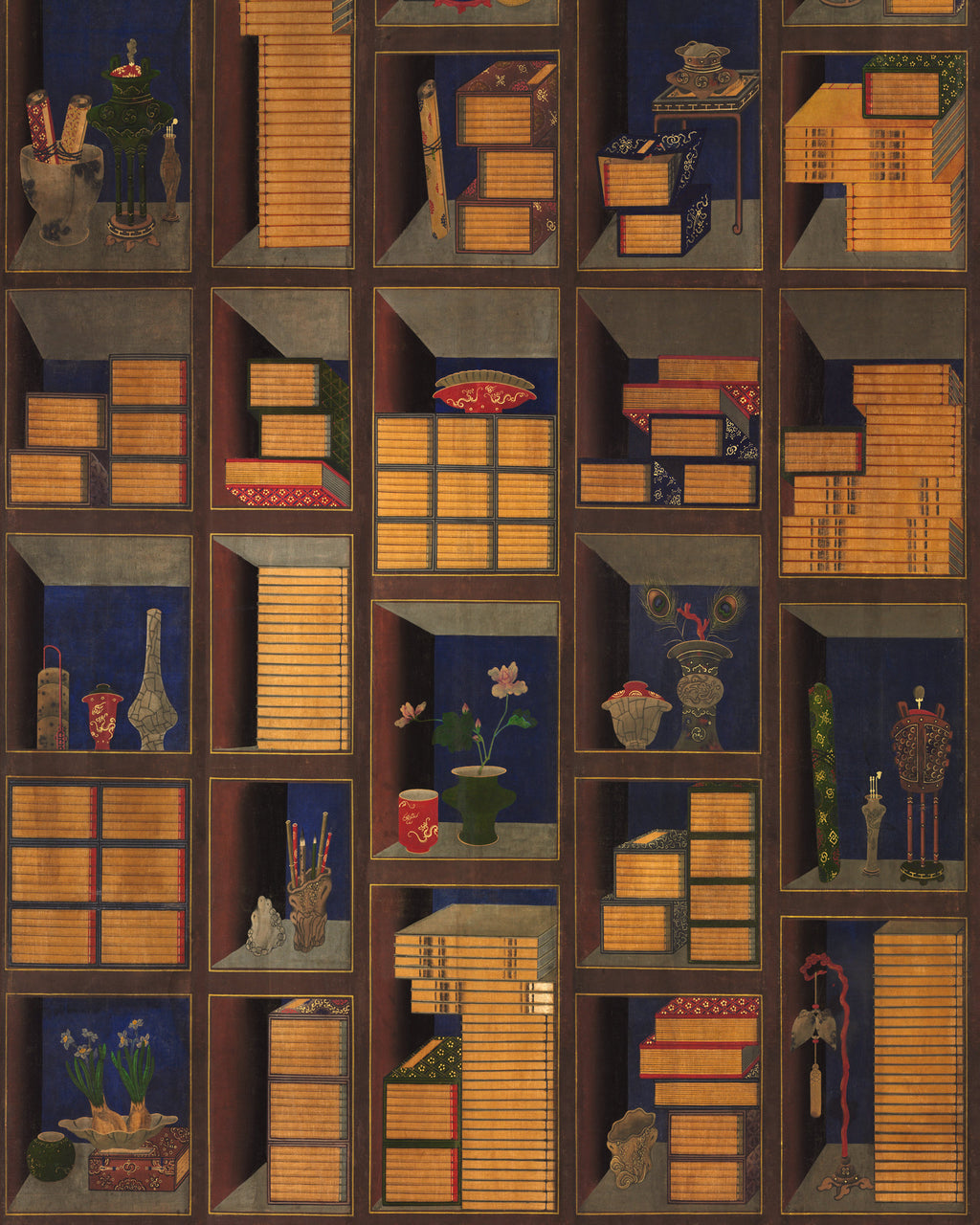 KOREAN LIBRARY WALLPAPER